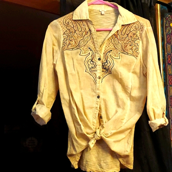 Reba Tops - Reba Western Blouse